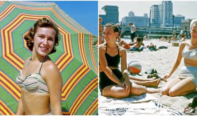 Ретро мода: девушки в купальниках из 40-х годов (30 фото)