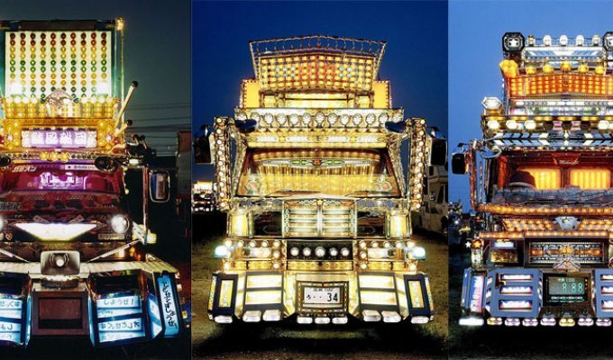 Тюнинг по-японски: грузовики Декотора (13 фото)