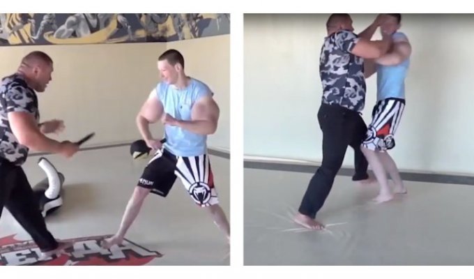 Терешин "Руки-базуки" подрался с российским самбистом на ножах (4 фото + 1 видео)