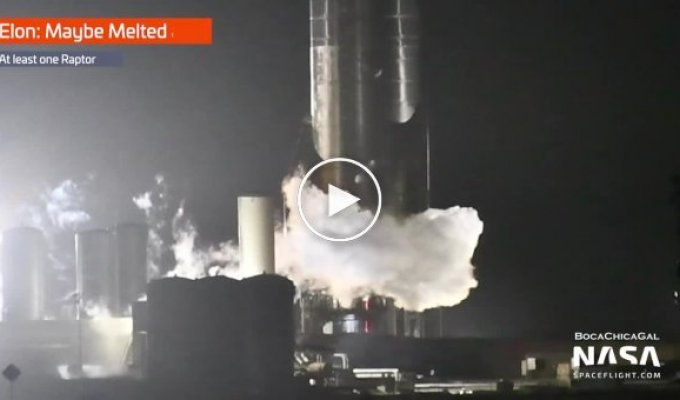 Прототип ракеты SpaceX Starship не прошел очередные огневые испытания