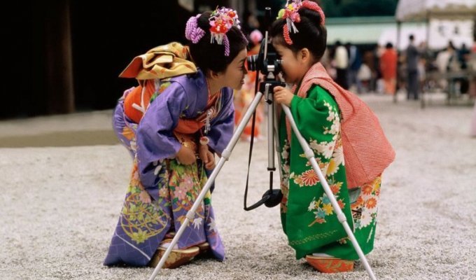Самые обаятельные малыши на празднике детей в Японии (16 фото)