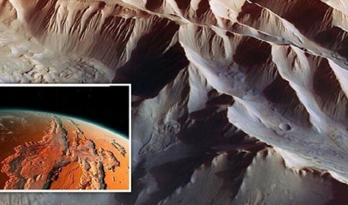 Как выглядят самые глубокие каньоны Солнечной системы: новые снимки из космоса (10 фото)
