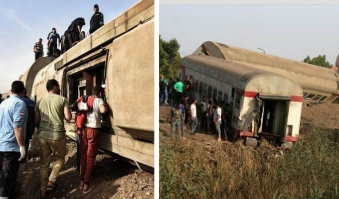 Уж лучше на верблюдах: в Египте снова железнодорожная катастрофа с жертвами (10 фото)