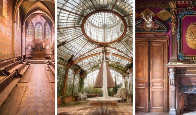 Заброшенные здания невероятной красоты, сфотографированные во Франции (21 фото)