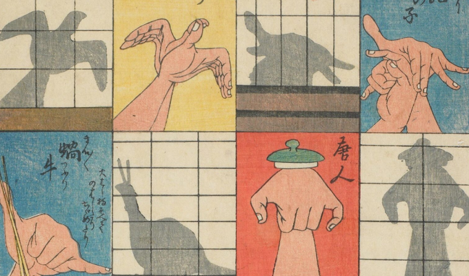 Секреты театра теней в чудесных гравюрах Утагавы Хиросигэ (6 фото)