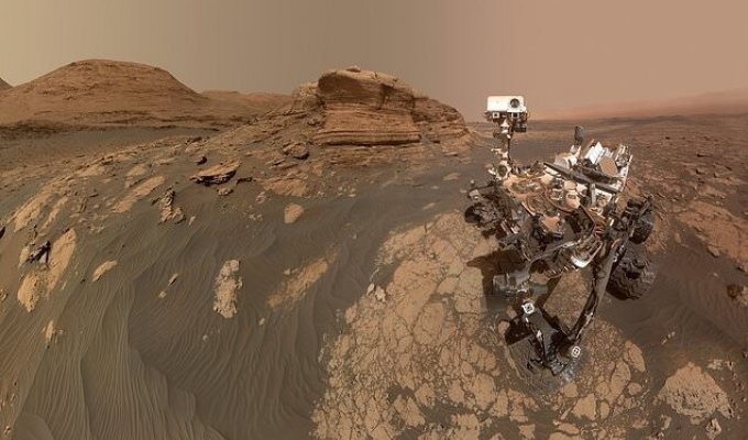 Марсоход Curiosity сделал удачное "селфи" (3 фото)