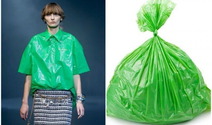 Бренд Balenciaga представил рубашку из пластика за $915 (4 фото)