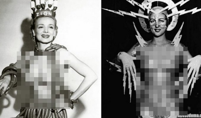 10 ретро-фото с очень странных конкурсов красоты XX века (11 фото)