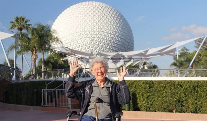 Умерла 91-летняя бабушка, которая отказалась от лечения рака и выбрала путешествия (20 фото)