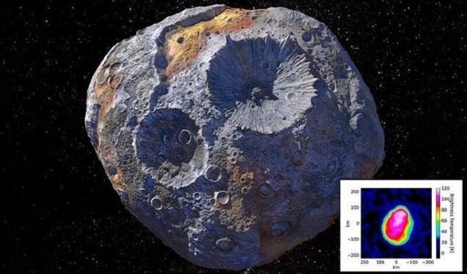 НАСА отправит миссию к астероиду, который полон драгоценных металлов (6 фото)