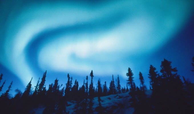 Узоры в природе: полярное сияние (17 фото)
