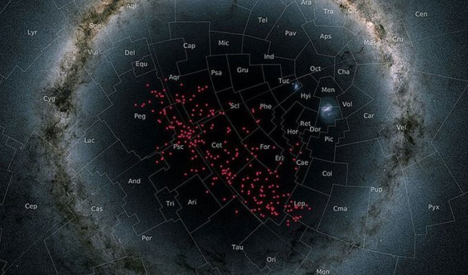 Гигантский звездный поток в ближайшем космическом соседстве от нас (1 фото)