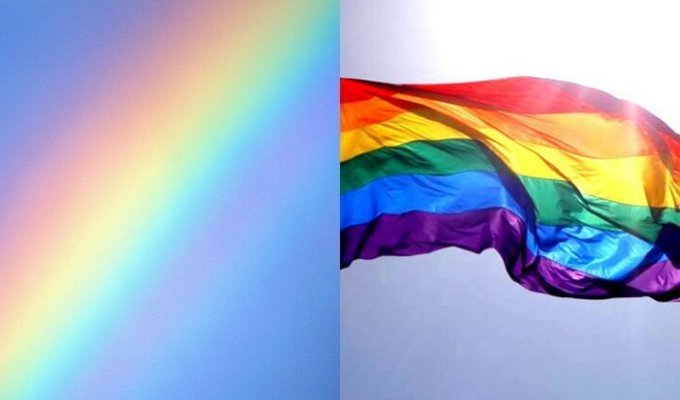 Москвич планирует судиться с ЛГБТ, чтобы вернуть людям радугу (2 фото)