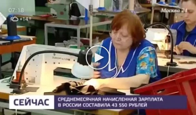 Эксперты подсчитали размер средней зарплаты в России
