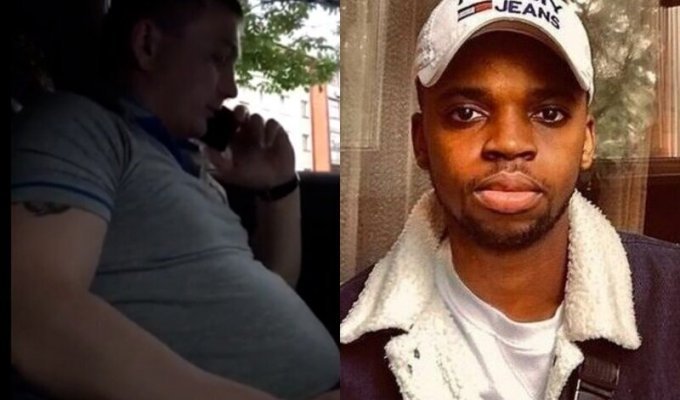 Брянский таксист отказался везти чернокожего, заявив, что он расист (6 фото + 1 видео)