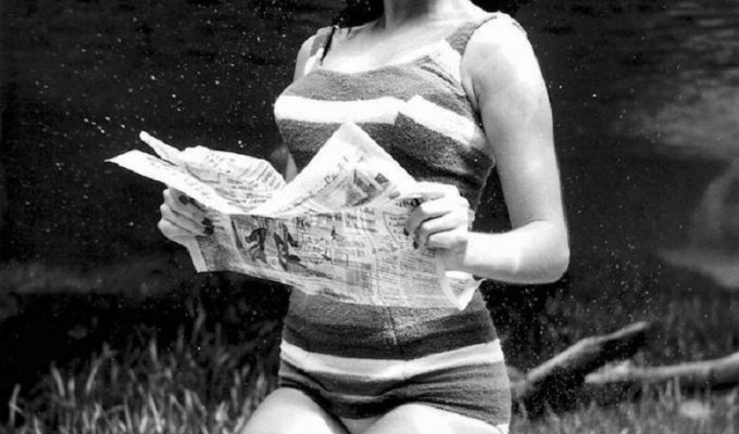 Снимки девушек под водой.Сложно поверить, но эти фотографии были сняты в 1938 году (17 фото)