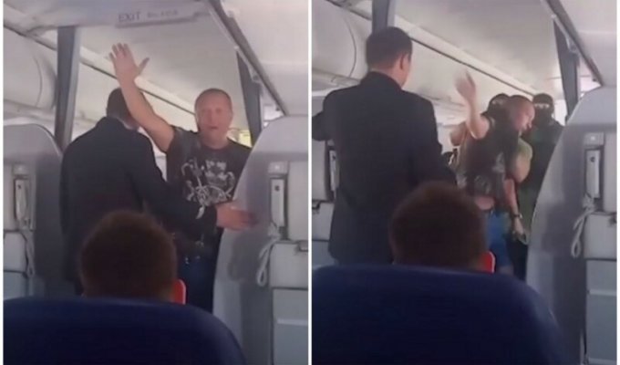 Руссо туристо: рейс Барселона-Москва экстренно посадили из-за дебошира (5 фото + 1 видео)