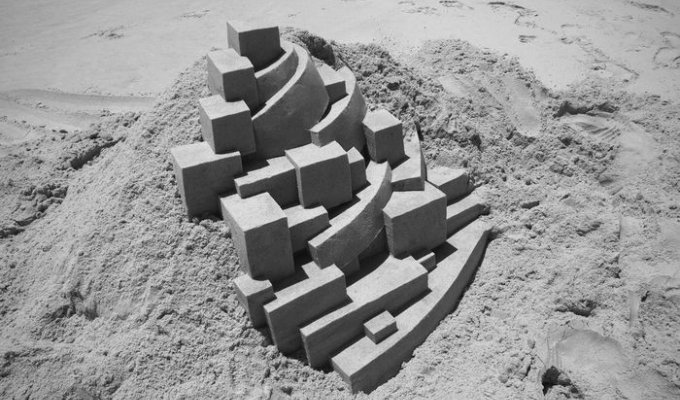 Геометрия на песке (15 фото)