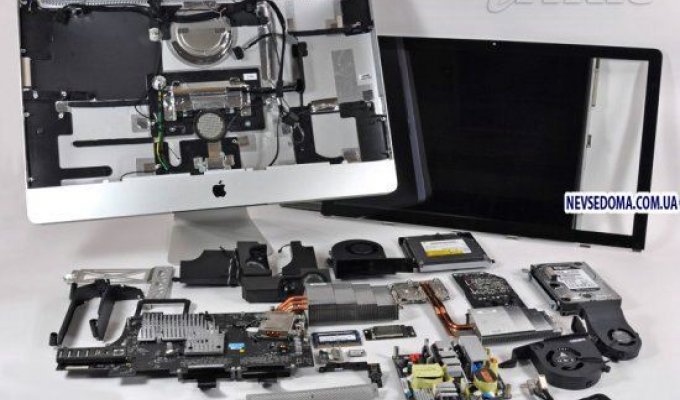 Новые iMac'и и Magic Mouse изнутри (60 фото)