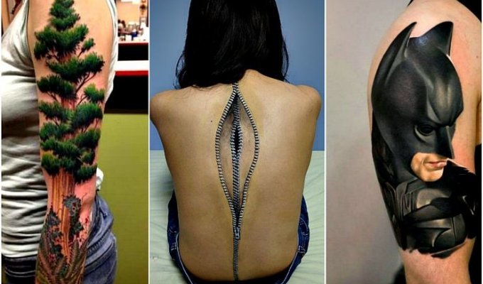3D татуировки, которые потрясают своей реалистичностью (18 фото)