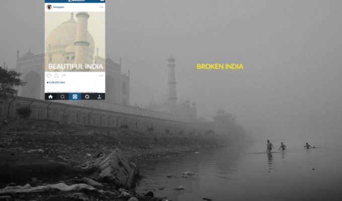 Поразительные контрасты Индии в интересном фотопроекте (8 фото)