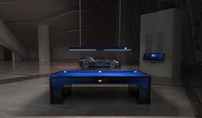 Бильярдный стол из углеродного волокна от компании Bugatti (14 фото + 1 видео)