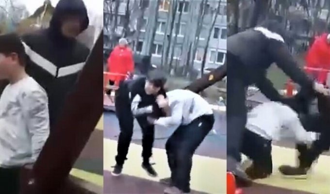 В Петербурге мужчина сломал руку ребенку, помогая своему сыну победить в драке (5 фото + 2 видео)