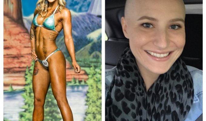 23-летняя культуристка борется с раком — и публикует это в Instagram (13 фото)