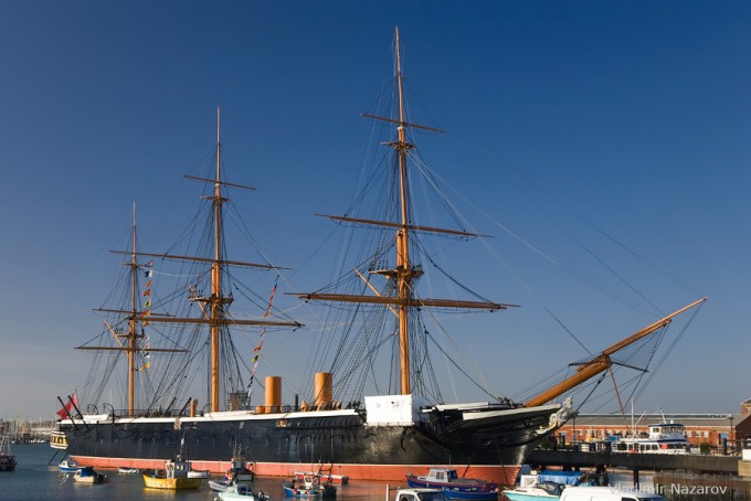 Осмотр старинных кораблей HMS Warrior и HMS Victory (27 фото)