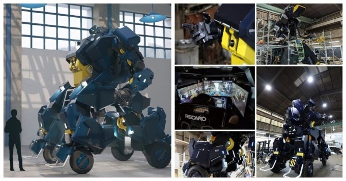 Японская компания создаёт настоящих меха-роботов для миллиардеров (3 фото + 2 видео)