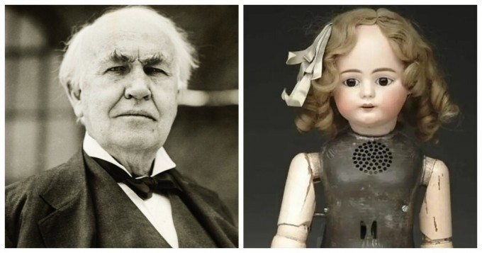 Живая кукла: странное творение Томаса Эдисона (7 фото + 1 видео)