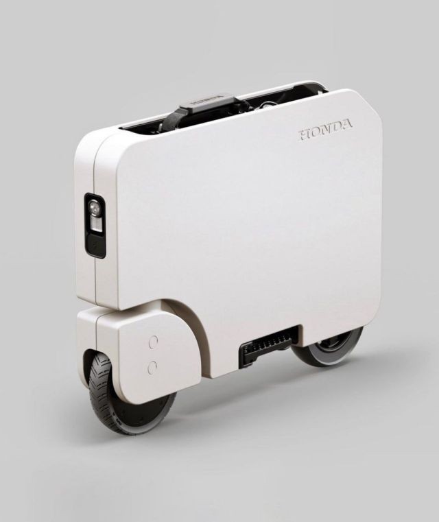 Motocompacto - "ездовой чемодан" от японских инженеров из Honda (5 фото)