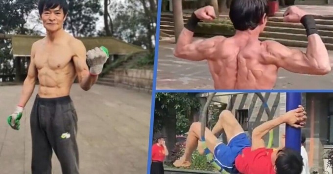 70-летний китаец делится секретом впечатляющей физической формы (6 фото)