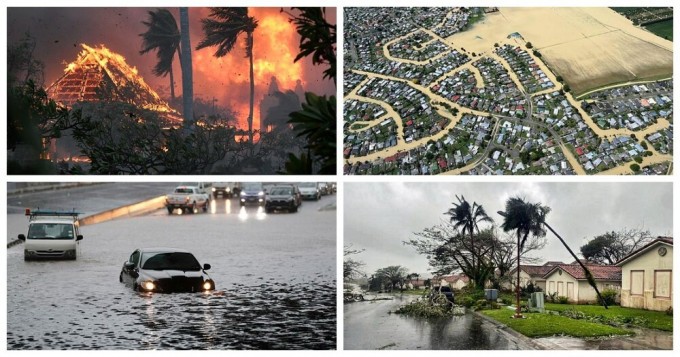 Засухи, наводнения, пожары и тайфуны: 20 самых дорогостоящих климатических катастроф 2023 года (9 фото + 1 видео)