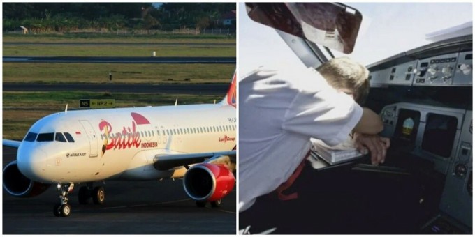 В Индонезии пилоты пассажирского самолёта уснули во время полёта (2 фото)