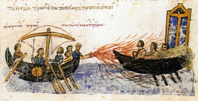 Византийское супероружие, которое разжигало страх в сердцах врагов. История греческого огня (7 фото)