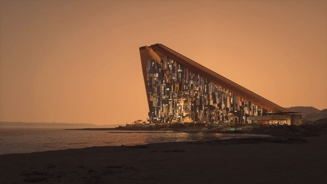 Gidori - прибрежный курорт, который построят в Саудовской Аравии (9 фото + видео)