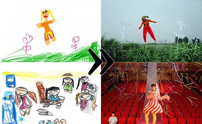 Воплощение детских рисунков (16 фото + 8 фото бонус)