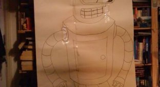 Своими руками: робот Бендер из Футурамы (51 фото)