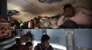 Индийская железная дорога – перегруженный гигант в действии (11 фото)