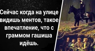 "Почему самоизоляцию нарушаем?": как полицейские в России стали мемом (19 фото)