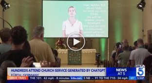 God from the machine: artificial intelligence organized and held a service for parishioners in a German church