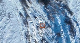 Drone leaves lone Russian soldier unable to walk