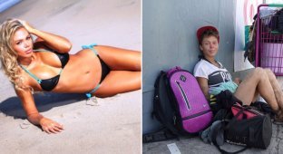 Фитнес-модель с шикарной фигурой превратилась в бездомную, которая не моется неделями (10 фото)