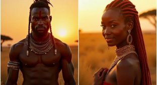 Народ химба: загадочное племя, чьи женщины никогда не моются, но не имеют запаха тела (15 фото)