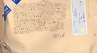 Письмо из франции в Россию (2 фото)
