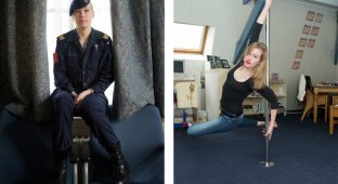 Что скрывается под формой: девушки из ВМФ Нидерландов в обмундировании и без него (10 фото)