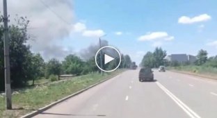 A truck with ammunition exploded in the center of occupied Pervomaisk