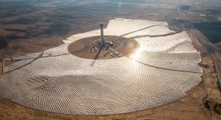 Интересные факты про солнечную электростанцию из пустыни Негев (4 фото)
