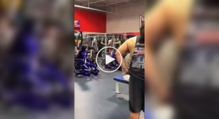 Spectacular detention in the gym